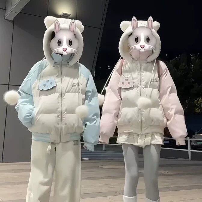 韩版甜美棉衣冬季新款羽绒服学院风可爱少女学生版棉服外套女潮
