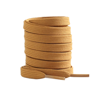 适用于Nike耐克鞋带原装男款小麦色空军一号af1儿童扁圆高帮鞋绳