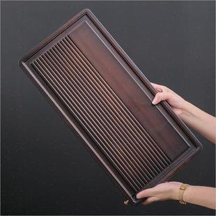 家用茶盘竹制办公休闲排水茶台大号 涵兴阁 现代简约一体干泡茶海