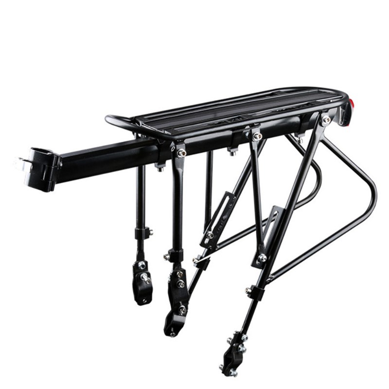 山地车衣架碟刹铝合金后货架自行车快拆后货架后行李衣架带反光片