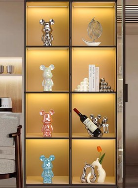 现代轻奢高档高端红酒架酒柜装饰品客厅餐边电视柜暴力熊摆件套装