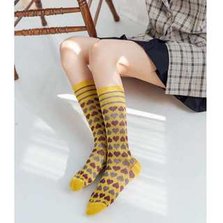 网红Long socks women's autumn calf socks cotton socks ins ti