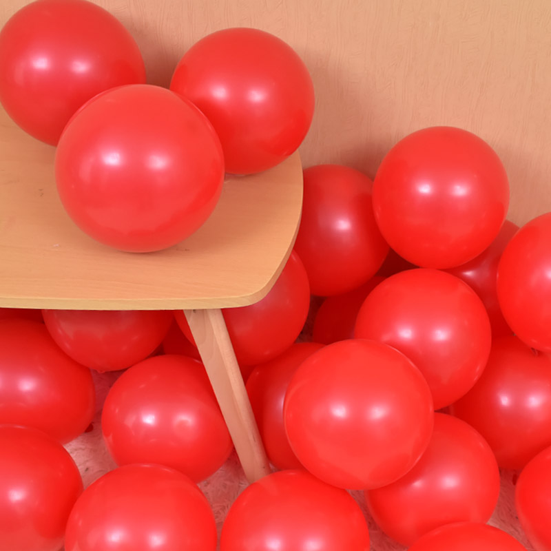 10寸哑光气球100个学校新生开园装饰幼儿园门口气球开学典礼布置