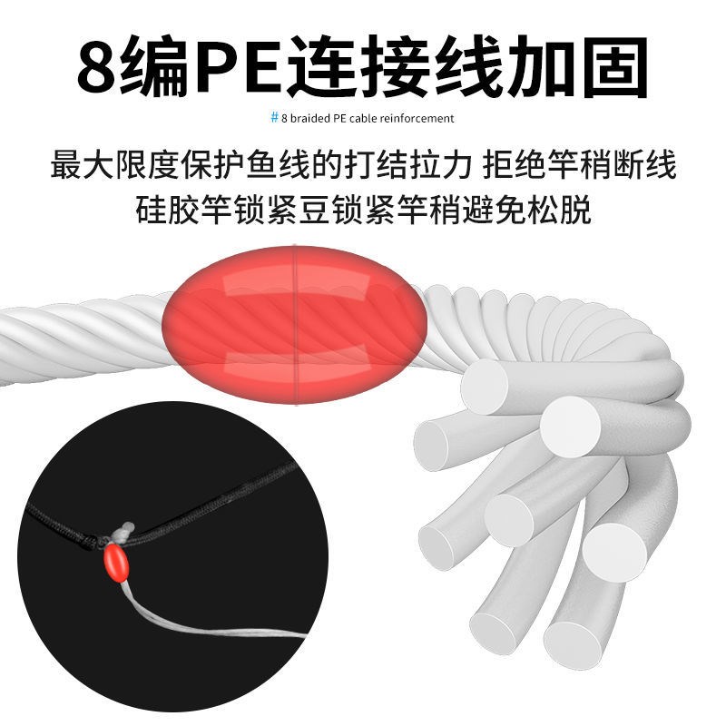 钓线主线组绑好主线线组尼龙鱼线成品子线夹斑点线组进口东丽原丝