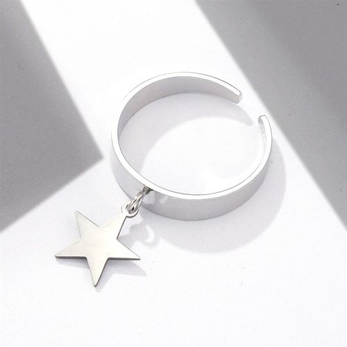 Wholesale Unisex Star Pendant Rings For Men Women Stainless