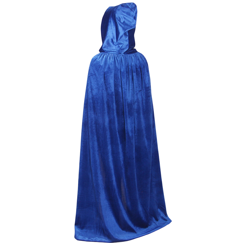 万圣节披风成人金丝绒魔法黑红色恐怖恶魔吸血鬼衣服儿童巫婆斗篷
