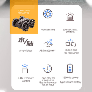 Remote Control Stunt High Amphibious tech 2.4G Newest Car