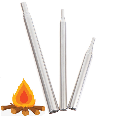 Camping Survival Blow Fire Tube Emergency Fire Starting Outd