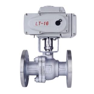 电动法兰球阀Q941F 流量调节 16不锈钢球阀 耐蒸P汽 DN3 高温 新品