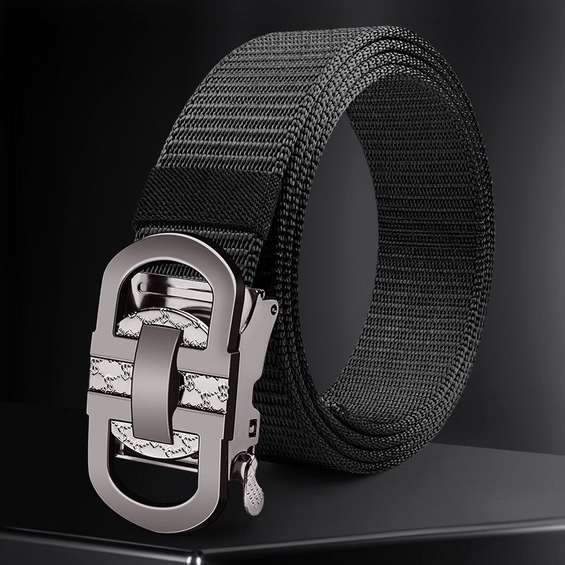 自动扣腰带年轻人男机能风