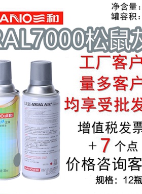 三和手摇自动喷漆RAL7000松鼠灰劳尔设备机械翻新防锈漆金属油漆