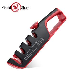 可调节角度磨刀器手动四合一磨刀棒金刚石陶瓷钨钢磨刀石厨房工具