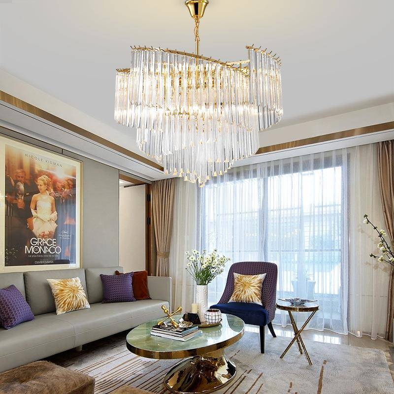 后现代客厅吊灯设计师款玻璃卧室餐厅轻奢创意简约大厅灯具