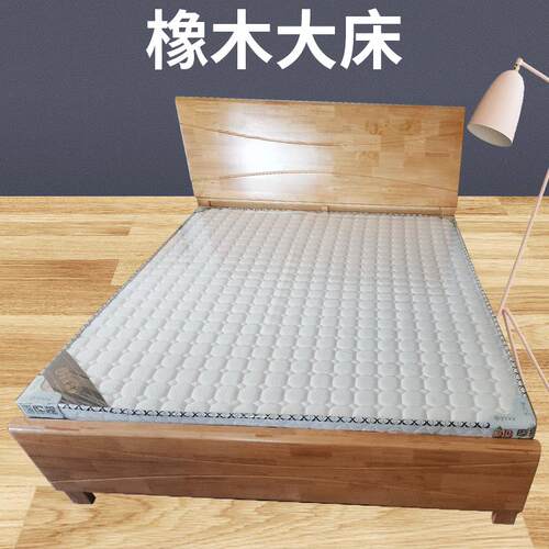 出租房实木床现代简约北欧经济型橡木床1.5米单人双人宿舍床