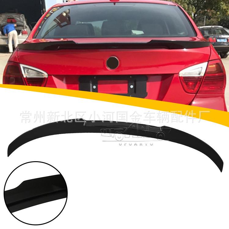 适用于宝马E90尾翼M4款无损安装可烤漆ABS宝马后扰流板直销
