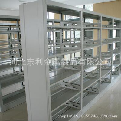 钢制书架学校图书馆阅览室书店书籍室单双面铁书架落地资料档案架