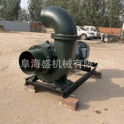 DN30012寸轴连抽水泵排灌排污水泵22千瓦电机带混流泵