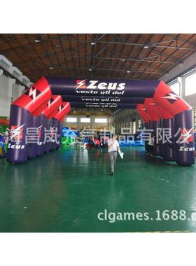 供应充气拱门PVC夹网布质优拱门印LOGO广告活动拱门制做