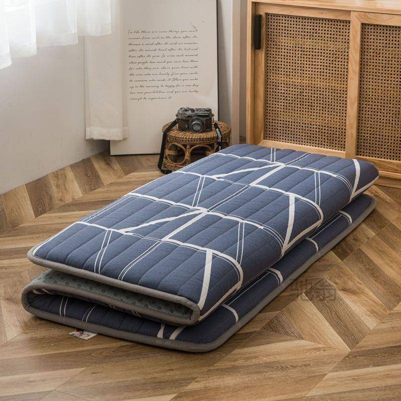 麓r全棉防滑老粗布加厚塌塌榻榻米床垫床褥子可折叠打地铺单双人