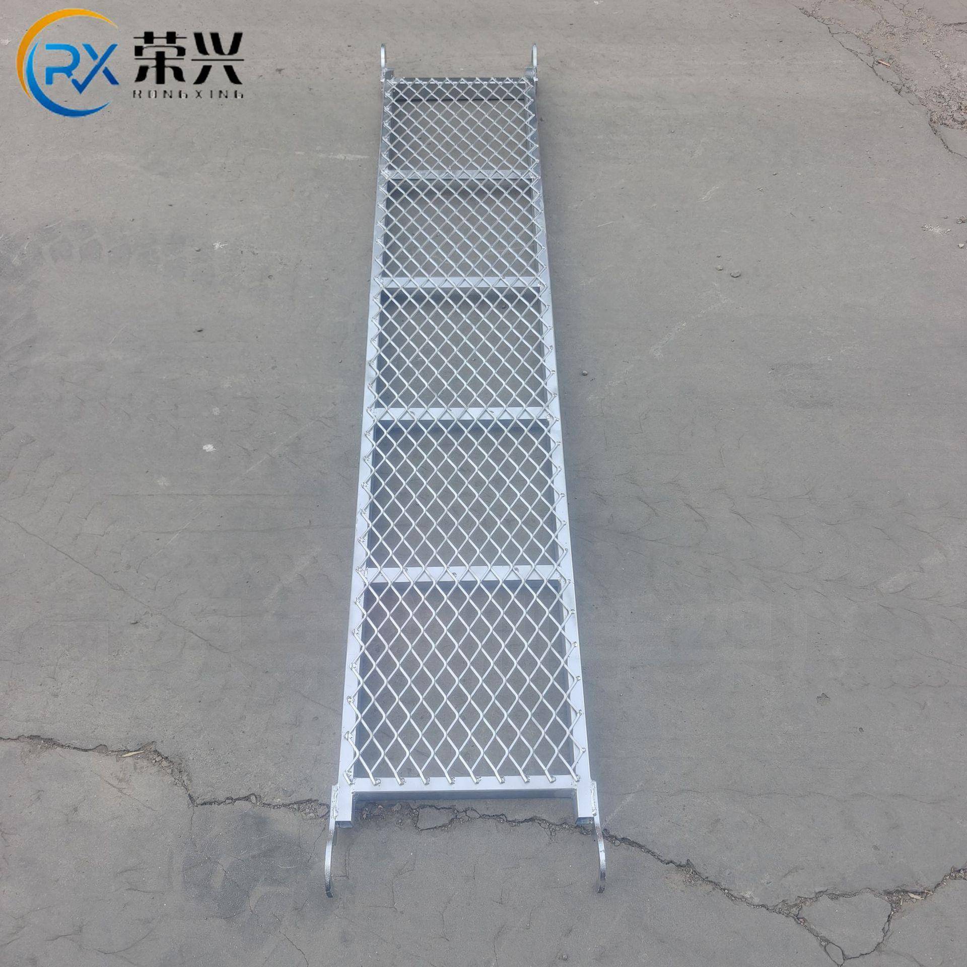 生产建筑船用踏板加厚热镀锌喷涂网面脚手架踏板方管网面踏板