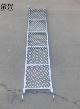 生产建筑船用踏板加厚热镀锌喷涂网面脚手架踏板方管网面踏板