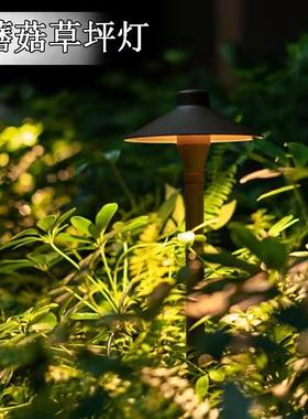 草坪灯户外防水现代简约家用室外灯景观花园别墅园林LED插地灯