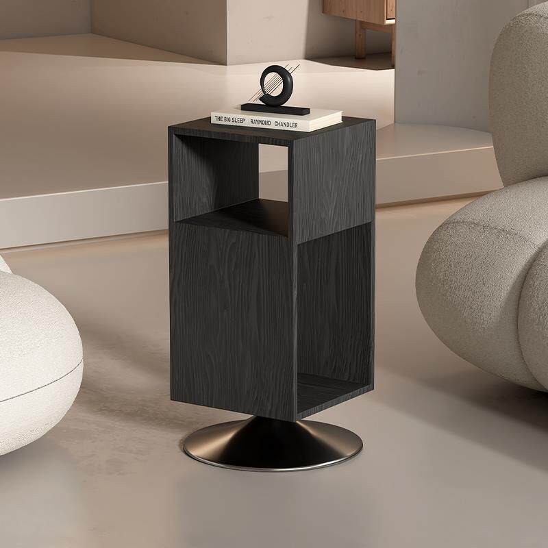 3Y日式沙发边几可旋转床头柜创意实木角几简约家用小户型客厅侧边