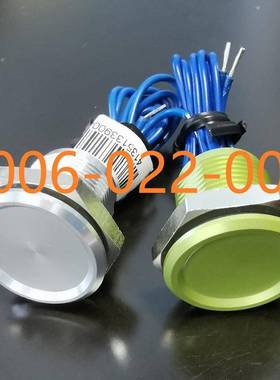 16mm绿色金属按键TU6P15NN防水防爆按钮开关IP69K