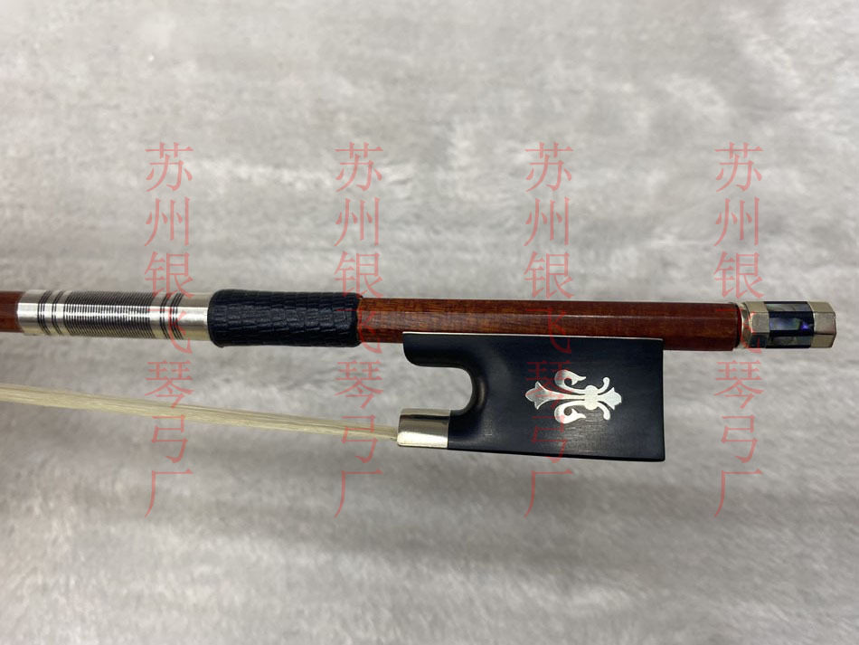 木纹碳纤维小提琴琴弓乌木尾库白马尾小提琴弓