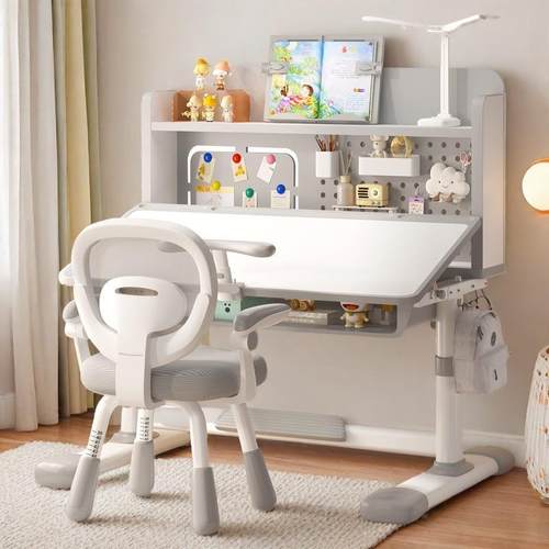 儿童写字桌套装书房成套书桌小学生学生写字坐姿