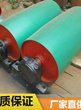 油冷式电动滚筒外置式电动滚筒改向滚筒输送带专用包胶传动滚筒