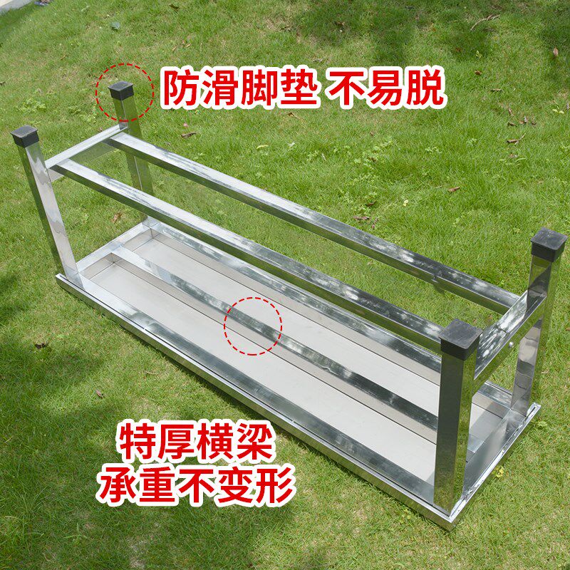 304不锈钢门口更衣凳换鞋凳长条凳浴室穿衣凳培训班休息区长凳子