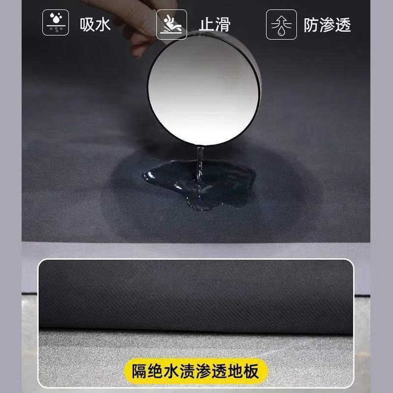 硅藻泥厨房地垫防滑防油吸水垫门口耐脏脚垫防水可擦免洗地毯