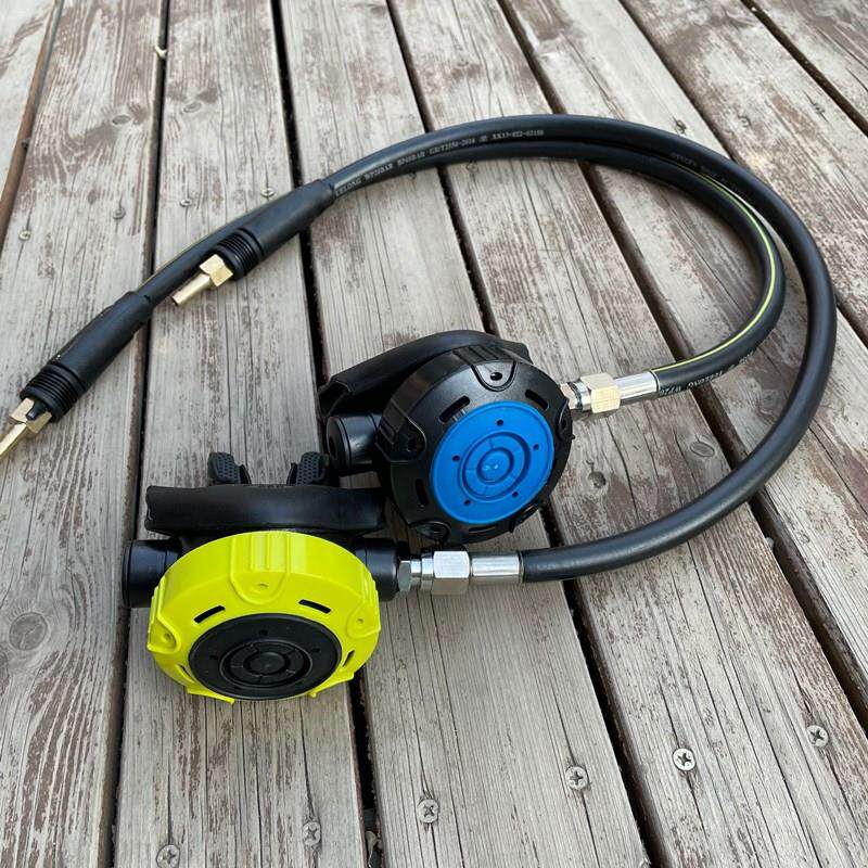 潜水二级头呼吸调节器 潜水呼吸器一二级头 二级呼吸器水肺深潜