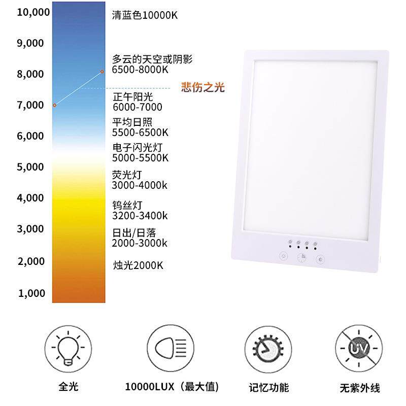 冬季爆品SAD光疗灯仿生桌面照明美容灯led情感理疗灯造型灯