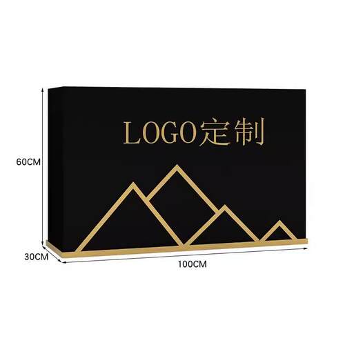 方形山图案不锈钢花箱创意花槽市政隔断外摆花盆售楼部种植箱组合