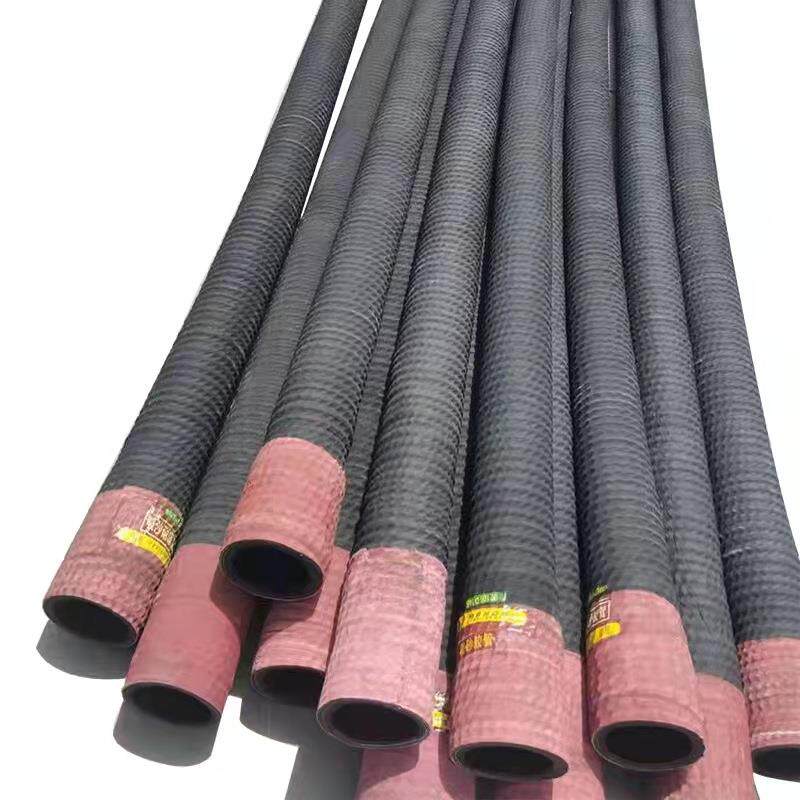 大口径胶管钢丝波纹管吸引管抽砂耐磨高压喷沙管定制法兰橡胶管