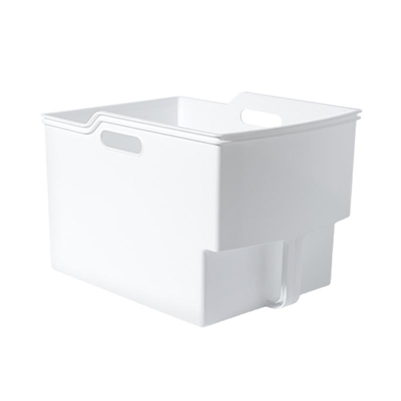 日式橱柜高处纳盒厨房整盒理533AAH塑料柜顶杂物高收带位收纳筐手