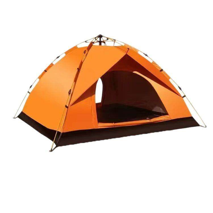 帐篷户外露营自动免安装便携式折叠遮光防晒帐篷2-4人野营帐篷