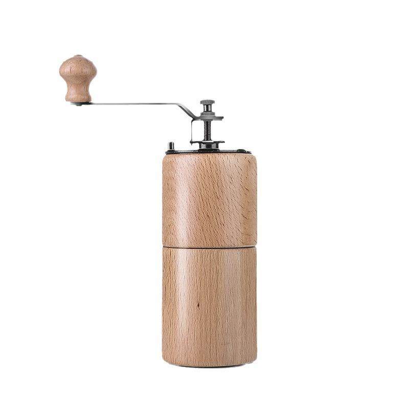 便捷式家用胡桃木手摇咖啡磨豆机咖啡豆研磨机手动磨粉木制手冲