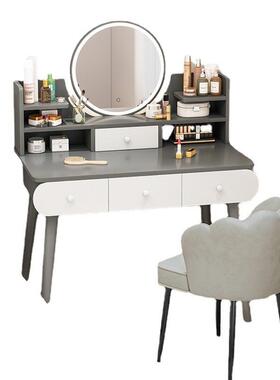 梳妆卧台约卧现代简小型D27E化妆台镜小户型室化妆柜网红主少女化