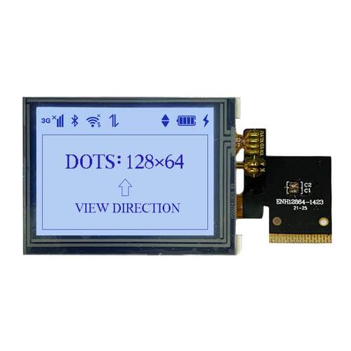 深圳FSTN手持仪器点阵屏LCD液晶屏单色12864段码点阵触摸显示屏