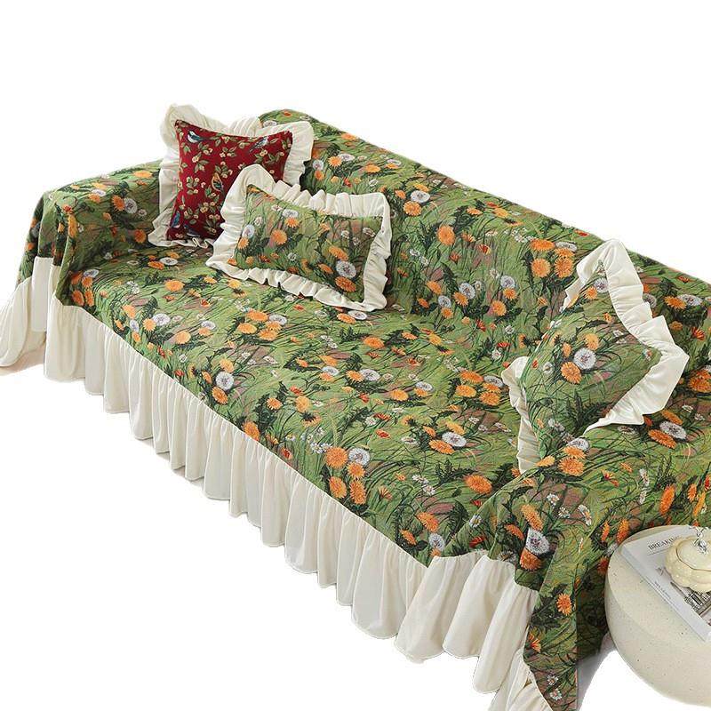 防复古提花小清新沙发巾能滑沙发HG-sfj-0盖万布高级感轻奢沙发垫,居家布艺,沙发套,淘宝优惠券,粉丝福利购,淘宝优惠卷