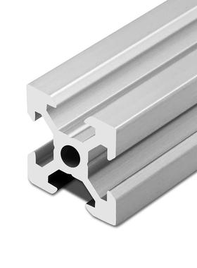 型银白铝型材打20202铝合金机架3D印机铝材小型铝方BFE管铝材020