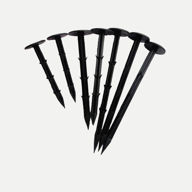 防草钉草布PPT地钉布大棚果园固盖定园艺地钉倒刺耐用大帽