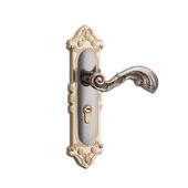 欧式 室内静音门锁机械执房手门实木门锁通用锌合金把手型锁锁具