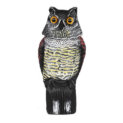 花园装饰仿真猫头鹰摆创意动园物型小院件子造景艺装MY-110饰模包