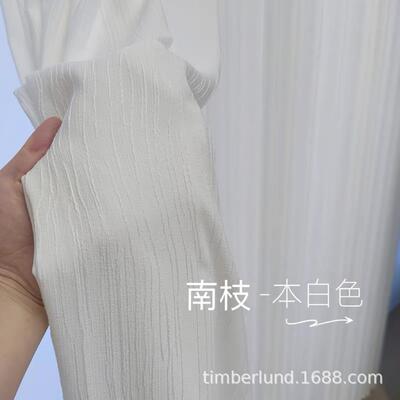 亚版麻窗纱透光不透村人单层客厅阳台窗纱许新款兴绍原南枝SYK窗