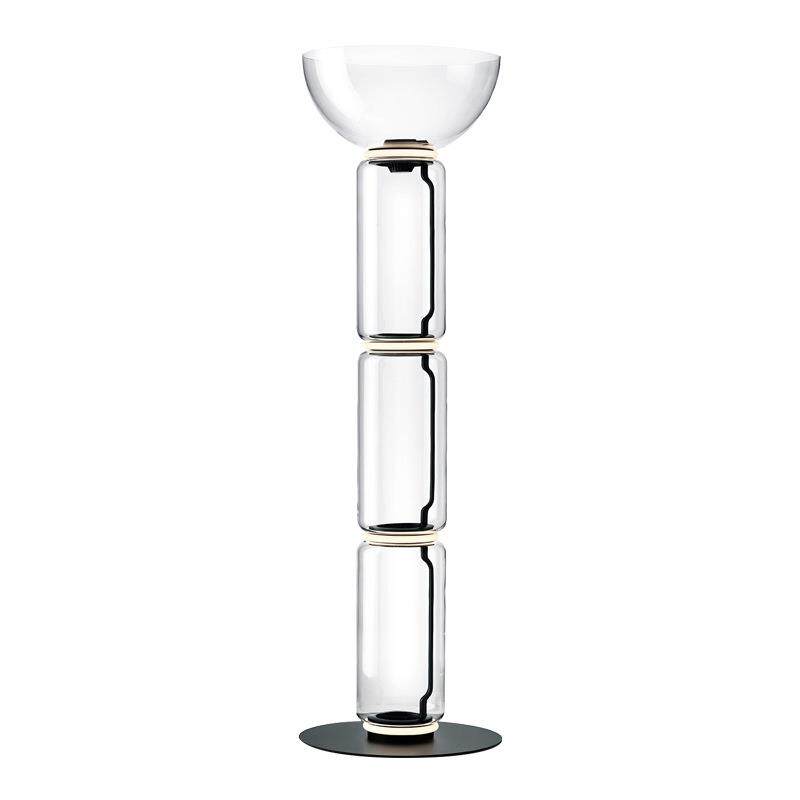 意大利简约现代创意落地灯设计师艺术客厅卧室清光玻璃立式台灯