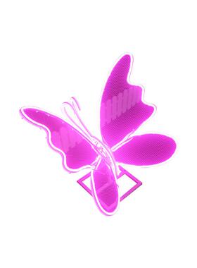 造D动14694物灯发光蝴蝶灯景庭院灯3LE观D滴胶动物型灯